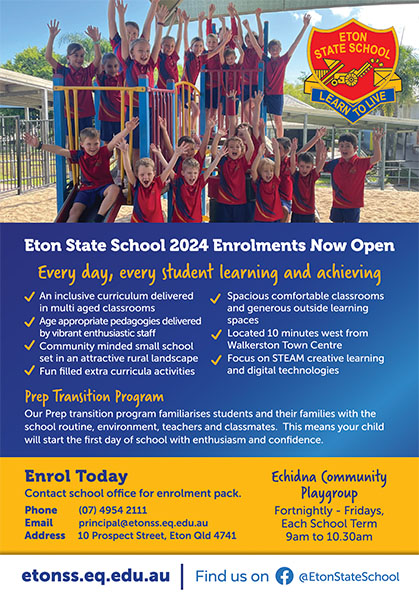 Enrolments are open now